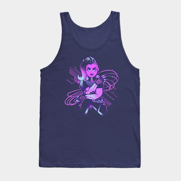 Lights out Tank Top by Ohsadface